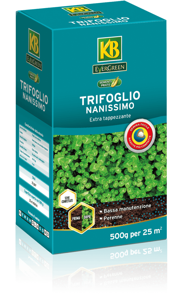 [Linea verde] Semina Trifoglio nanissimo - Kb 500gr seme prato