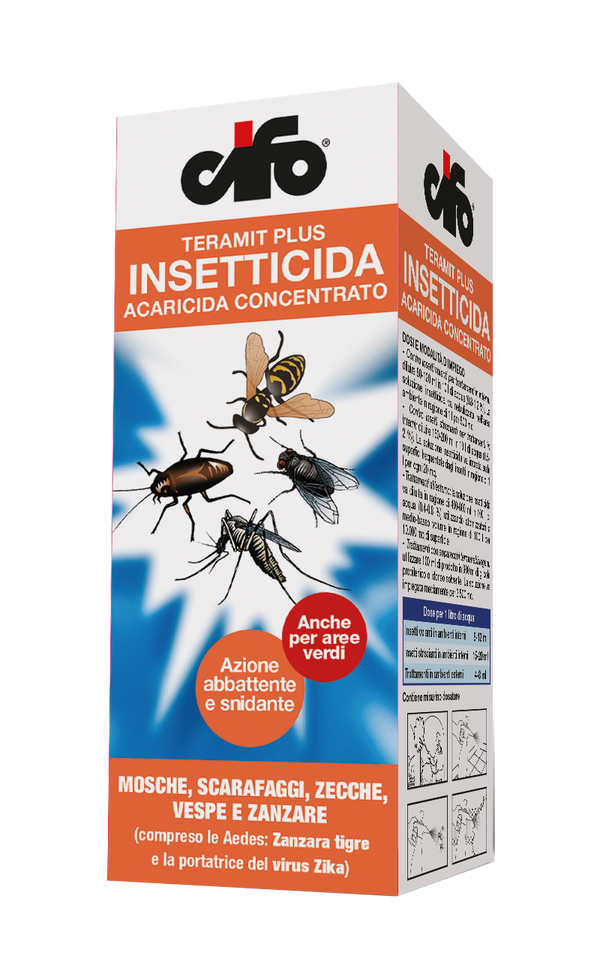 [Giardino sicuro] Contro mosche, scarafaggi e zanzare 100ml - Cifo Microthrin 4.0